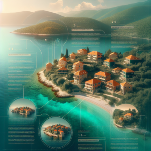 Panoramic view of the beautiful Slovenian coastline
